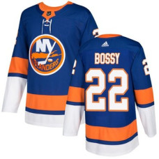 Islanders #22 Mike Bossy Royal Blue Home Authentic Stitched Jersey