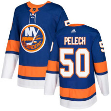 Islanders #50 Adam Pelech Royal Blue Home Authentic Stitched Jersey