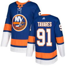 Islanders #91 John Tavares Royal Blue Home Authentic Stitched Jersey