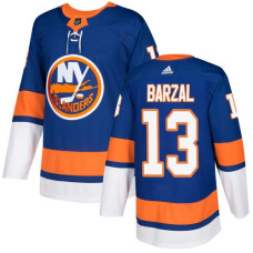 Islanders #13 Mathew Barzal Royal Blue Home Authentic Stitched Jersey