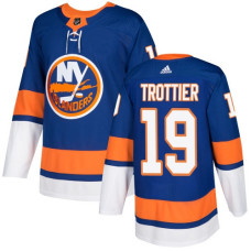 Islanders #19 Bryan Trottier Royal Blue Home Authentic Stitched Jersey