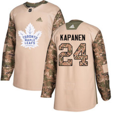 Toronto Maple Leafs #24 Kasperi Kapanen Veterans Day Practice Camo Jersey