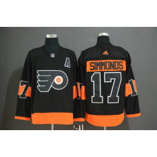 Philadelphia Flyers #17 Wayne Simmonds Black Alternate Jersey