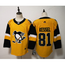 Pittsburgh Penguins #81 Phil Kessel Yellow Alternate Stitched Jersey