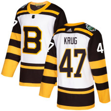 Bruins #47 Torey Krug White Authentic 2019 Winter Classic Stitched Jersey