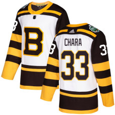 Bruins #33 Zdeno Chara White Authentic 2019 Winter Classic Stitched Jersey