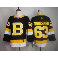 Boston Bruins 63 Brad Marchand Black Jersey