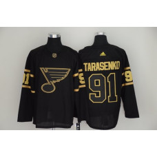 St. Louis Blues 91 Vladimir Tarasenko Black Gold Jersey