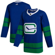 Vancouver Canucks Blank Blue Alternate Authentic Stitched Hockey Jersey