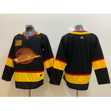 Vancouver Canucks Blank Black 50th Season Jersey