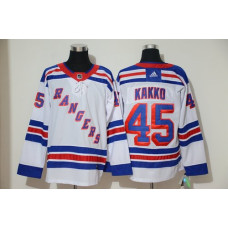 New York Rangers 45 Kaapo Kakko White Jersey