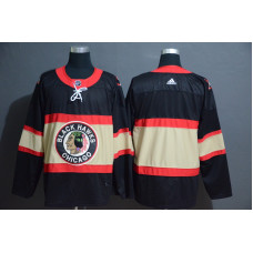 Blackhawks Blank Premier Black New Third Jersey