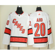 Carolina Hurricanes #20 Sebastian Aho White NEW 2019 Stitched Jersey