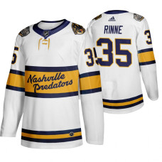 Nashville Predators 35 Pekka Rinne White 2020 Winter Classic Jersey