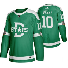 Dallas Stars 10 Corey Perry Green 2020 Winter Classic Jersey