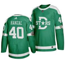 Dallas Stars 40 Martin Hanzal Green 2020 Winter Classic Jersey