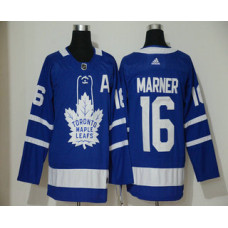 Toronto Maple Leafs #16 Mitchell Marner Royal Blue With A Patch Stitched Jersey