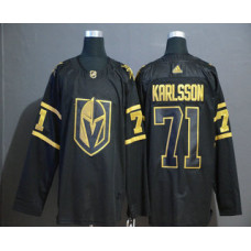 Vegas Golden Knights #71 William Karlsson Black Golden Stitched Jersey