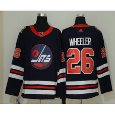 Winnipeg Jets #26 Blake Wheeler Navy Blue 2019 Heritage Classic Stitched Jersey