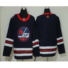 Winnipeg Jets Blank Navy Blue 2019 Heritage Classic Stitched Jersey