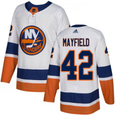 New York Islanders #42 Scott Mayfield Reebok White Away Authentic Jersey