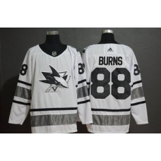 San Jose Sharks 88 Brent Burns White 2019 All-Star Game Jersey