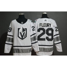 Vegas Golden Knights 29 Marc-Andre Fleury White 2019 All-Star Game Jersey With 2023 Stanley Cup Patch