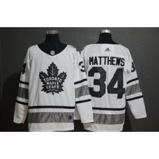 Toronto Maple Leafs 34 Auston Matthews White 2019 All-Star Jersey