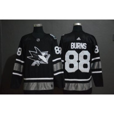 San Jose Sharks 88 Brent Burns Black 2019 All-Star Game Jersey