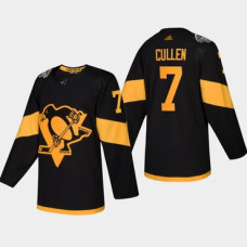 #7 Matt Cullen Penguins Coors Light 2019 Stadium Series Black Authentic Jersey