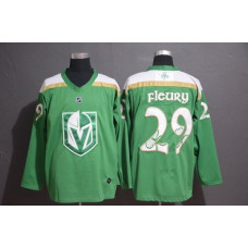 Vegas Golden Knights 29 Marc-Andre Fleury Green 2019 St. Patrick's Day Jersey