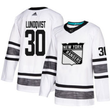 Rangers #30 Henrik Lundqvist White Authentic 2019 All-Star Stitched Hockey Jersey