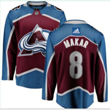 Colorado Avalanche #8 Cale Makar Burgundy Home Authentic Stitched Jersey