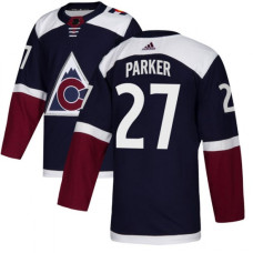 Colorado Avalanche #27 Scott Parker Authentic Alternate Navy With Jersey 2022 Stanley Cup Champions Patch