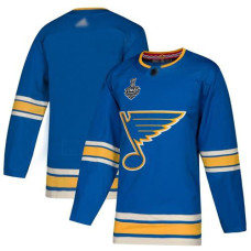 St. Louis Blues Blank Blue Alternate Authentic 2019 Stanley Cup Final Bound Stitched Hockey Jersey