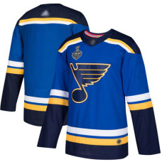 St. Louis Blues Blank Blue Home Authentic 2019 Stanley Cup Final Bound Stitched Hockey Jersey