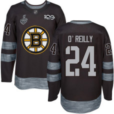 Boston Bruins #24 Terry O'Reilly Black 1917-2017 100th Anniversary 2019 Stanley Cup Final Bound Stitched Hockey Jersey