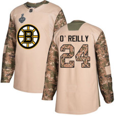 Boston Bruins #24 Terry O'Reilly Camo Authentic 2017 Veterans Day 2019 Stanley Cup Final Bound Stitched Hockey Jersey