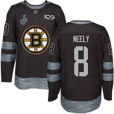 Boston Bruins #8 Cam Neely Black 1917-2017 100th Anniversary 2019 Stanley Cup Final Bound Stitched Hockey Jersey