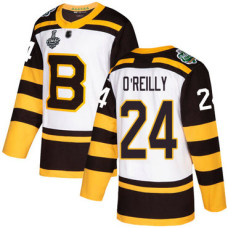 Boston Bruins #24 Terry O'Reilly White Authentic 2019 Winter Classic 2019 Stanley Cup Final Bound Stitched Hockey Jersey