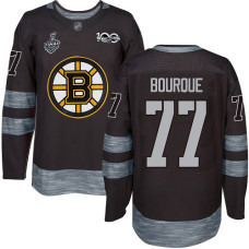 Boston Bruins #77 Ray Bourque Black 1917-2017 100th Anniversary 2019 Stanley Cup Final Bound Stitched Hockey Jersey