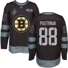 Boston Bruins #88 David Pastrnak Black 1917-2017 100th Anniversary 2019 Stanley Cup Final Bound Stitched Hockey Jersey