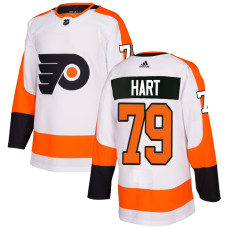 Philadelphia Flyers #79 Carter Hart White Authentic Stitched Jersey