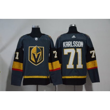 Vegas Golden Knights 71 William Karlsson Gray Jersey With 2023 Stanley Cup Patch