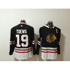 Chicago Blackhawks #19 Jonathan Toews NEW Black Stitched Jersey