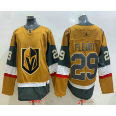 Vegas Golden Knights #29 Marc-Andre Fleury Gold Alternate Stitched Jersey With 2023 Stanley Cup Patch