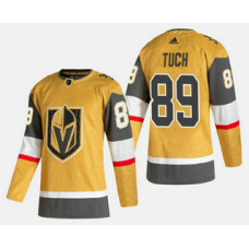 Vegas Golden Knights #89 Alex Tuch Gold Alternate Stitched Jersey With 2023 Stanley Cup Patch