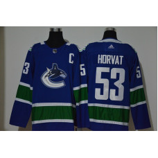 Vancouver Canucks #53 Bo Horvat NEW Blue With C Patch Stitched