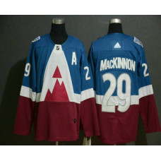 Colorado Avalanche #29 Nathan MacKinnon Blue 2020 Stadium Series Stitched Jersey