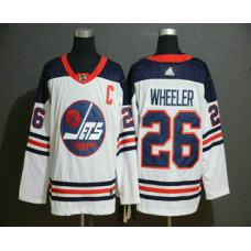 Winnipeg Jets #26 Blake Wheeler White Breakaway Heritage Stitched Jersey